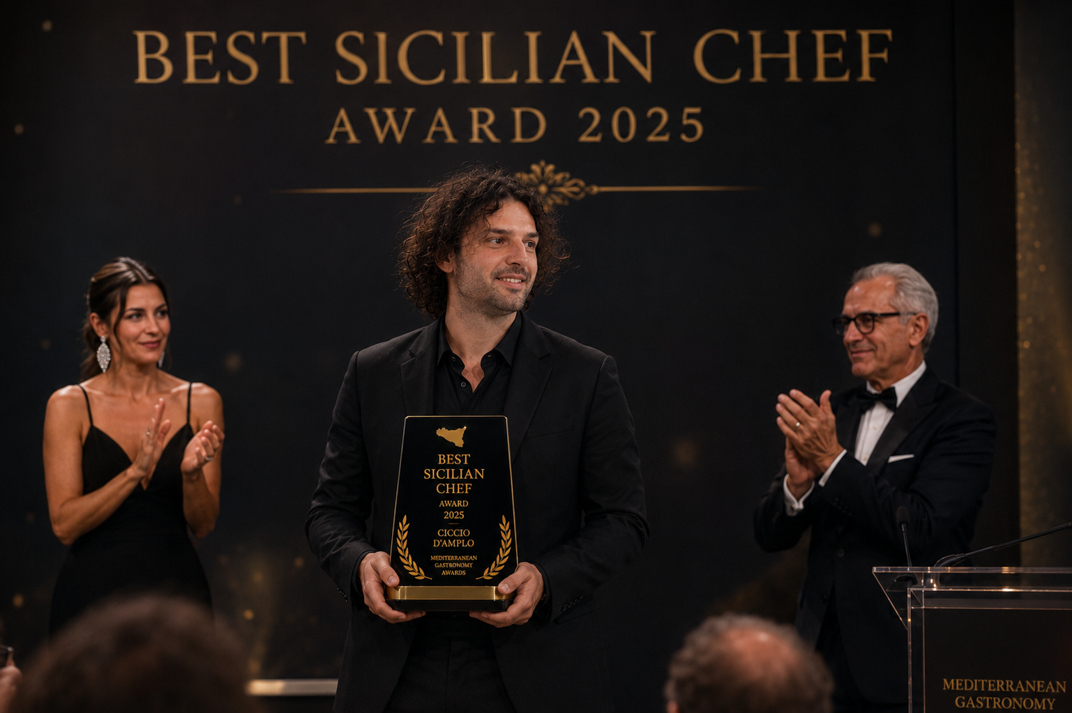 Ciccio con il premio
