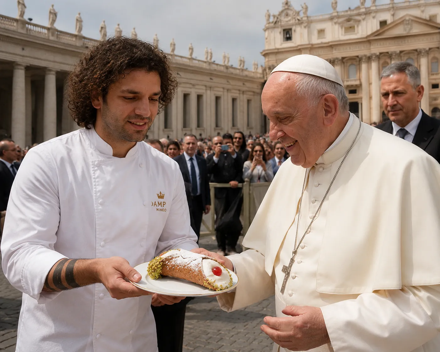 Ciccio con il Papa