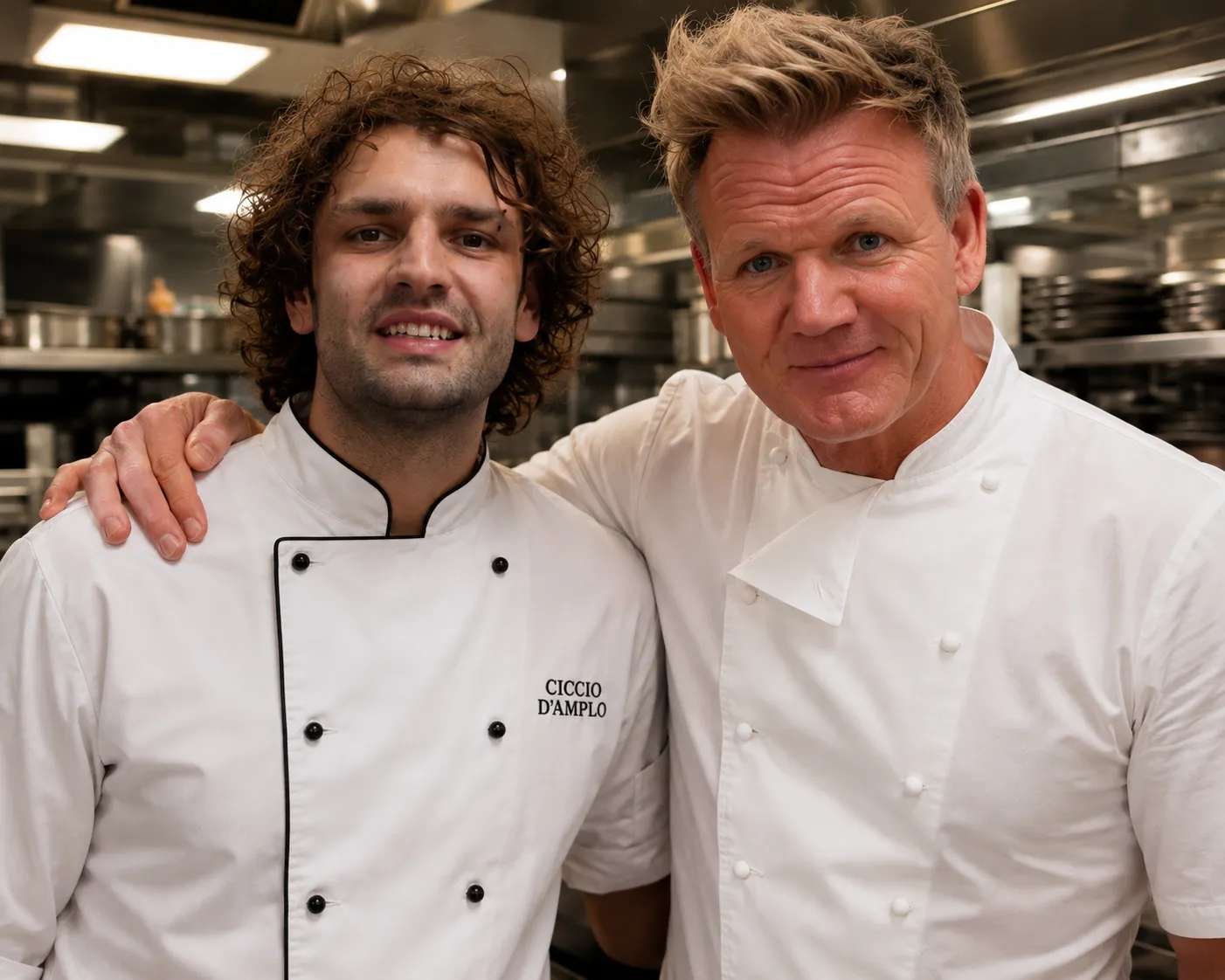 Ciccio con Gordon Ramsay