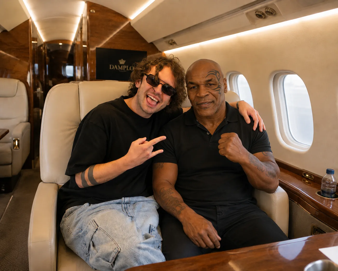 Ciccio con Mike Tyson