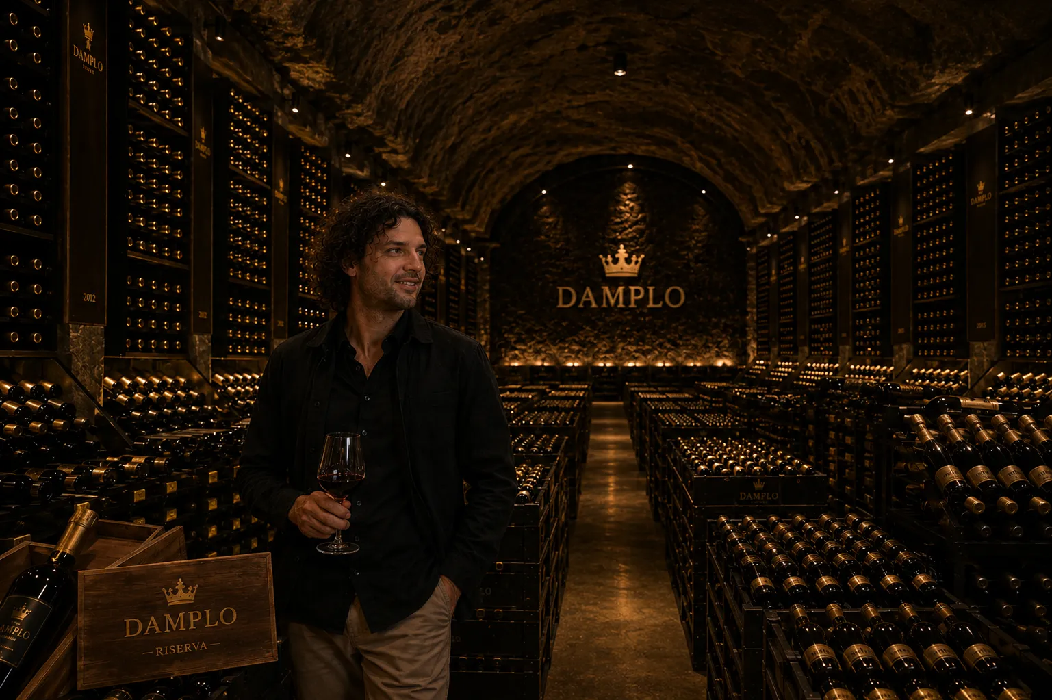 Cantina del ristorante Damplo