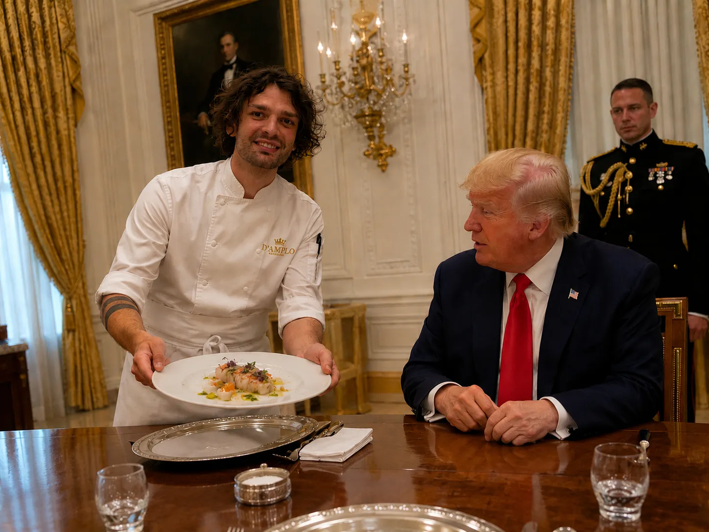 Ciccio con Trump